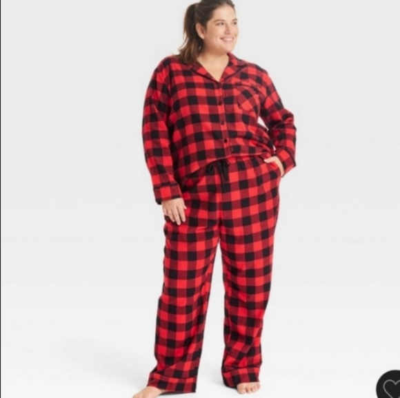 Red & Black Plaid Soft & Cozy Lounge-in-Style Jams SZ XL - Picture 10 of 10